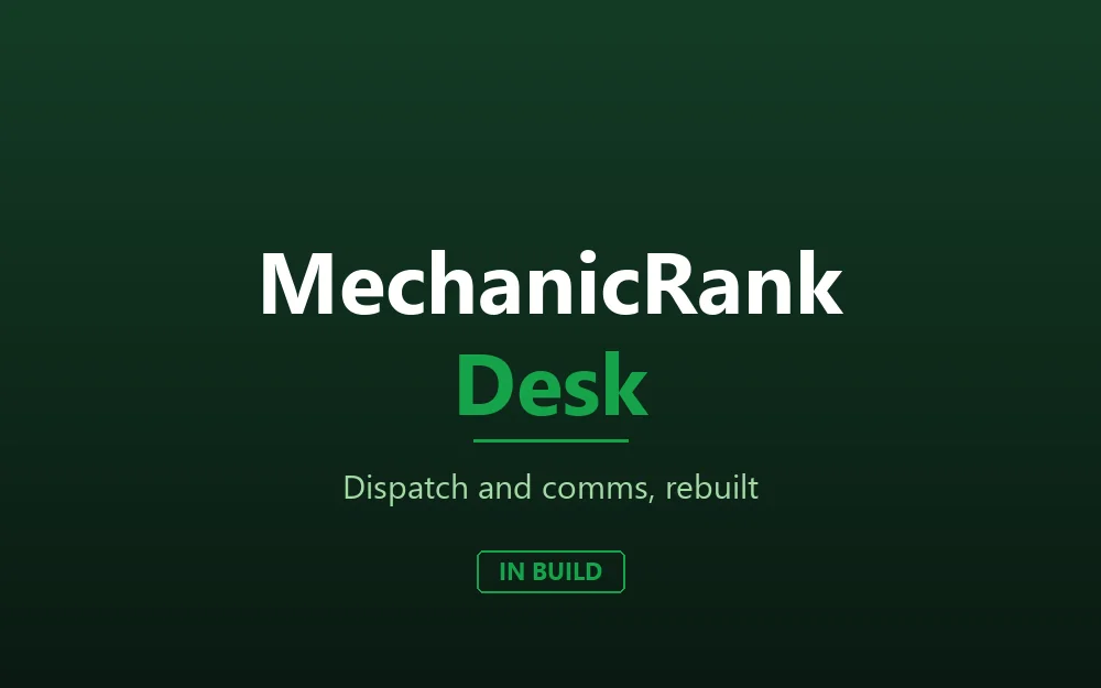 The MechanicRank Desk logo